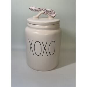 Rae Dunn “XOXO” Valentine’s Day Ceramic Canister Jar Love V-Day Decor Collection